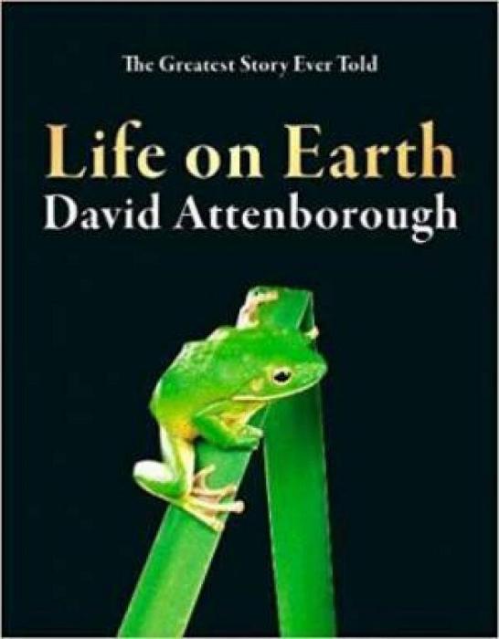 Life On Earth by David Attenborough Hardcover book