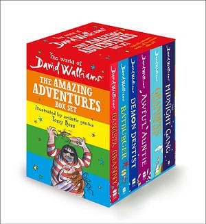 The World of David Walliams: The Amazing Adventures Box Set by David Walliams Paperback book