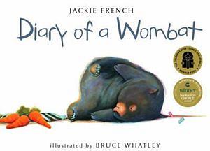 Diary Of A Wombat by Bruce Whatley & Jackie French Paperback book