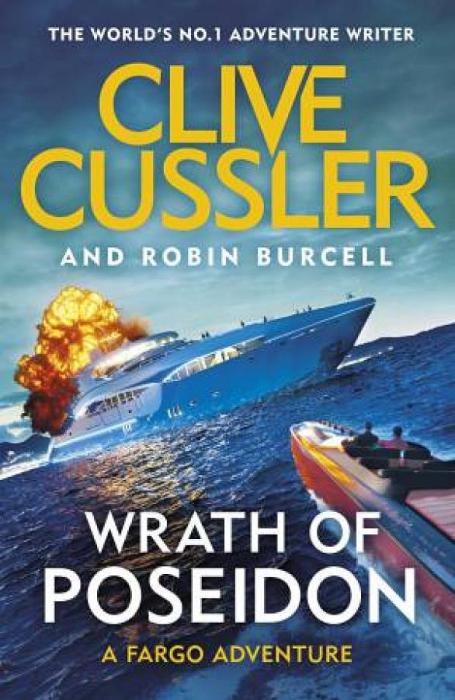 A Fargo Adventure 12: Wrath of Poseidon by Clive Cussler Paperback book