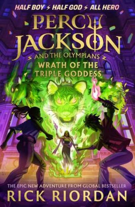 Percy Jackson and the Olympians: Wrath of the Triple Goddess by Rick Riordan Paperback book