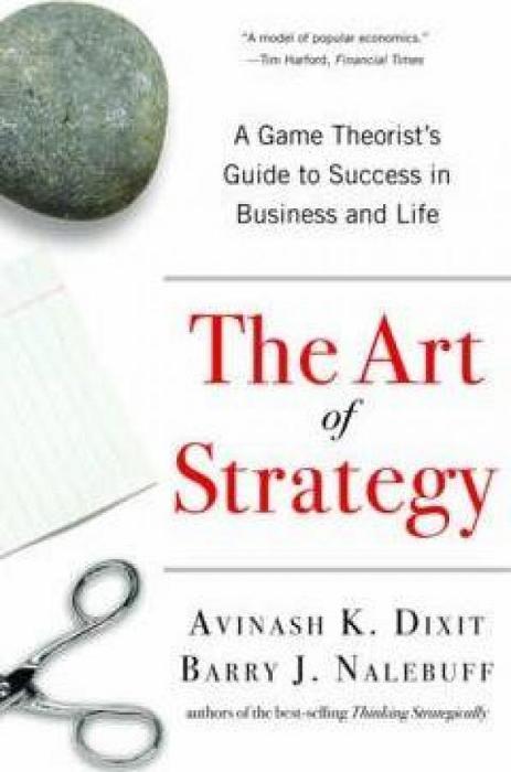 Art of Strategy: A Game Theorist's Guide to Success in Business and Life by Barry J. Nalebuff & Avinash K. Dixit Paperback book