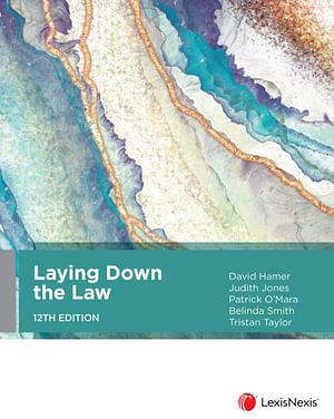 Laying Down the Law by David Hamer BOOK book