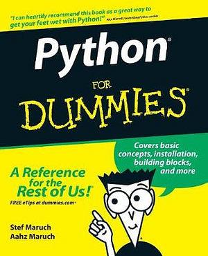 Python For Dummies by Stef Maruch BOOK book