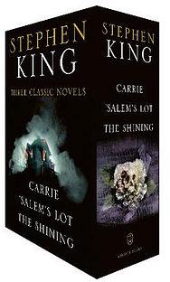 Stephen King Three Classic Novels Box Set: Carrie, 'Salem's Lot, the by Stephen King BOOK book