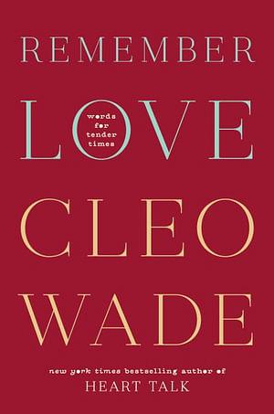 Remember Love by Cleo Wade BOOK book
