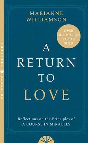 A Return To Love by Marianne Williamson Paperback book