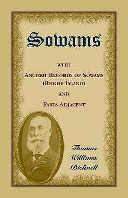 Sowams by Thomas Williams Bicknell BOOK book