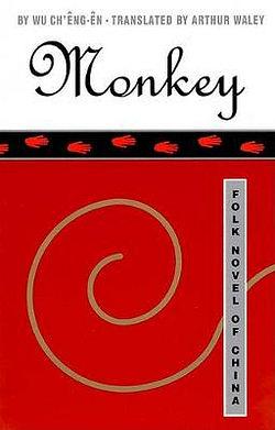Monkey: Folk Novel of China by Arthur Waley BOOK book