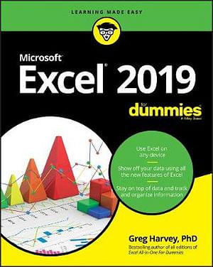 Excel 2019 for Dummies by Greg Harvey Paperback book