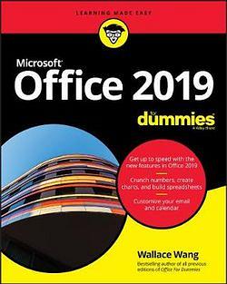 Office 2019 for Dummies by Wallace Wang BOOK book