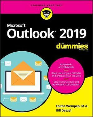 Outlook 2019 for Dummies by Faithe Wempen & Bill Dyszel Paperback book
