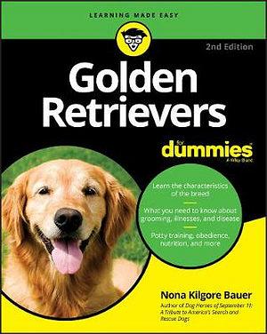 Golden Retrievers For Dummies by Nona K Bauer Paperback book