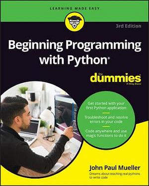 Beginning Programming with Python For Dummies by John Paul Mueller BOOK book