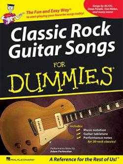 Classic Rock Guitar Songs for Dummies by Adam Perlmutter Paperback book