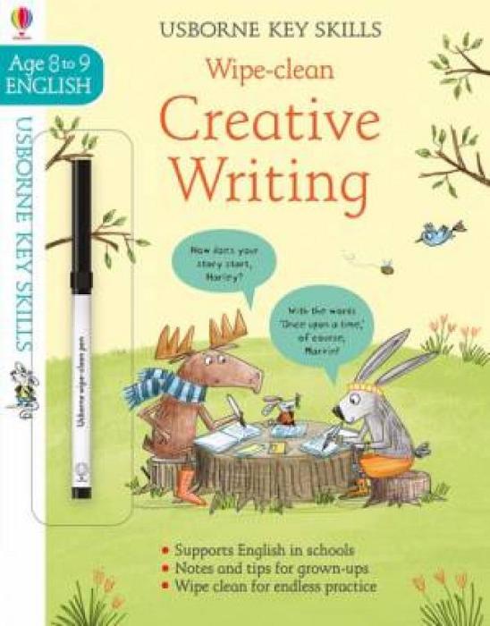 Wipe-Clean Creative Writing 8-9 by Caroline Young & Magda Brol Paperback book