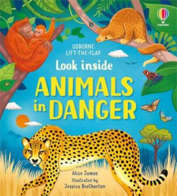 Look Inside Animals In Danger by Alice James Board Book book