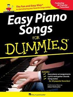 Easy Piano Songs for Dummies by Adam Perlmutter BOOK book