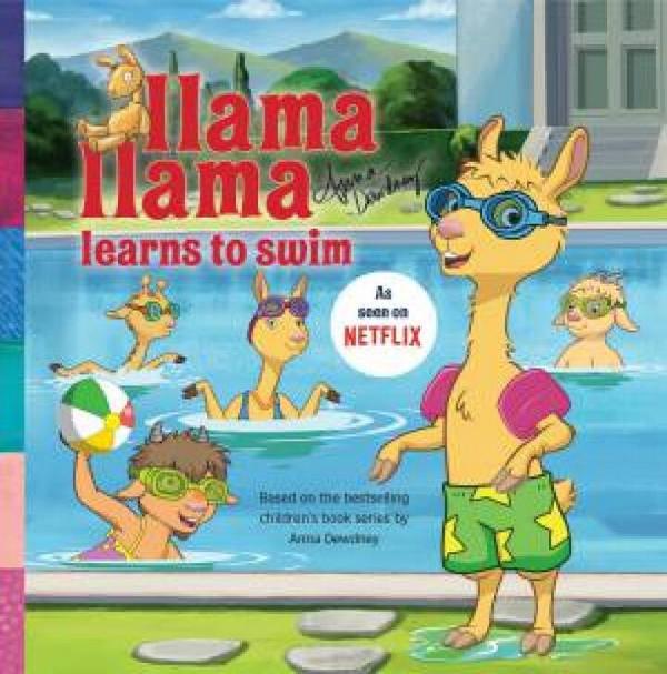 Llama Llama Learns To Swim by Anna Dewdney Paperback book