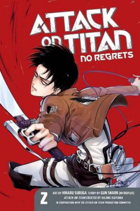 Attack On Titan: No Regrets 02 by Gan Sunaaku & Hajime Isayama Paperback book