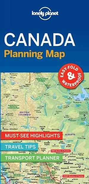 Lonely Planet: Canada Planning Map by Lonely Planet Map book