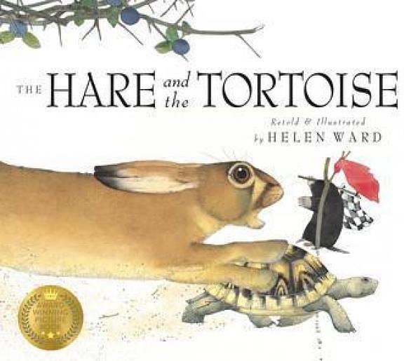 The Hare and the Tortoise by Helen Ward Paperback book