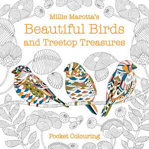 Mille Marotta's Beautiful Birds And Treetop Treasures Pocket Colouring by Millie Maro Paperback book