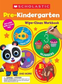 Scholastic Pre-K Wipe-Clean Workbook