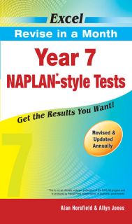 Excel Revise in a Month - Year 7 NAPLAN*- Style Tests